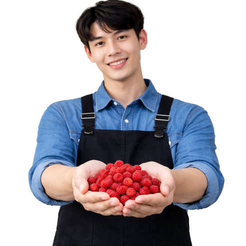 (당일수확) 노씨고집 경남 김해 생 산딸기, 3개, 250g