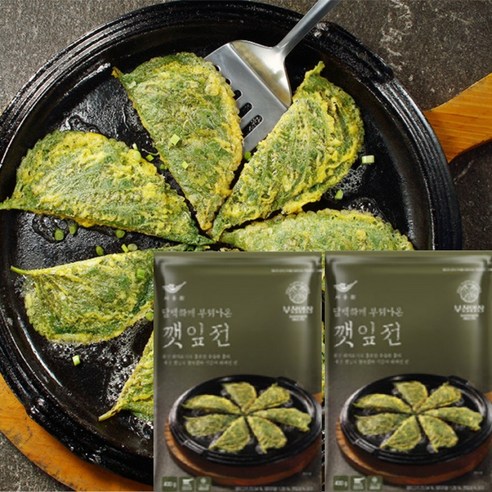 사옹원 깻잎전 / 혼술 안주 명절 제사 음식, 5개, 300g