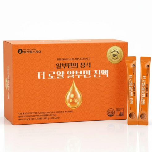 특허받은 마시는 고함량 녹용 알부민 알브민 진액스틱, 1세트