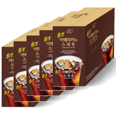 [카페모어] 빅 아메리카노 스위트 ( 340ml 40팩  ) 원두의 향과 스윗한 맛