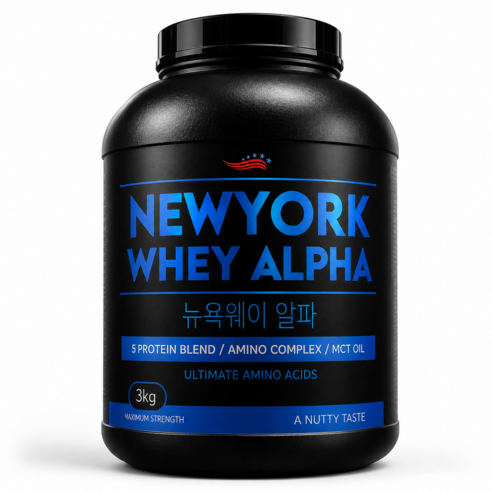 뉴욕웨이 알파 WPI함유 단백질 보충제 곡물맛, 1개, 3kg