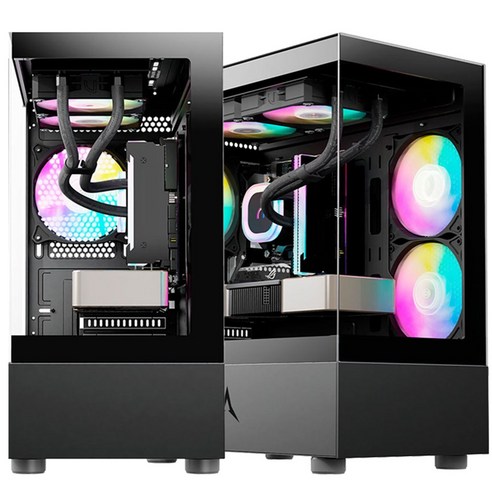 왕가PC 게이밍 데스크탑 게임용 고사양 조립컴퓨터 하이엔드PC 컴퓨터본체, b.슈퍼스트림PC WX19, 블랙