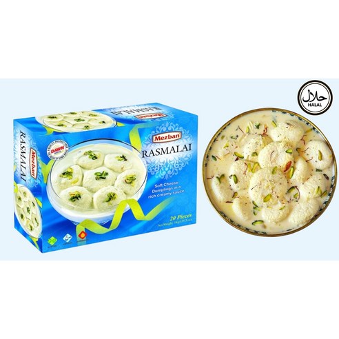 Mezban Rasmalai 1kg (20 pieces) 메즈반 라스말라이 1kg