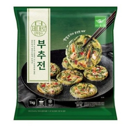 더 제대로 만든 부추전 1kg(사옹원), 1kg, 2개