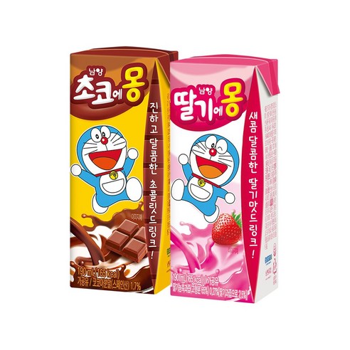 [남양] 초코에몽 190ml x 12개+딸기에몽 190ml x 12개