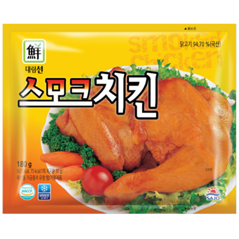 [푸른들마켓][사조] 스모크치킨(180g)