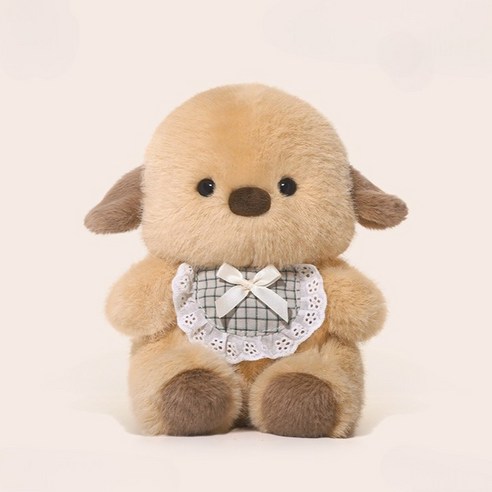 초귀여운 봉제인형 푹신한 안는 쿠션 여아용 잠자리 인형, 강아지, 20cm, 1개