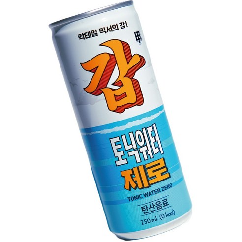 갑 제로 토닉워터 캔음료 (상미기한 26년12월05일), 30개, 250ml