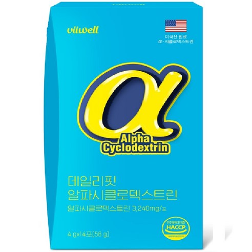 알파cd 알파시클로덱스트린 분말 스틱 식약청인증, 56g, 9박스