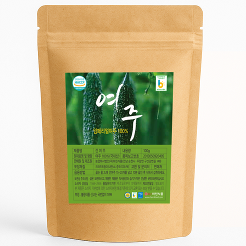 하린식품 HACCP 말린 여주차 100g 옵션가 할인 300g/500g 국내산 100%, 100g, 1개, 1개입