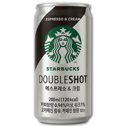 스타벅스 더블샷 에스프레소앤크림