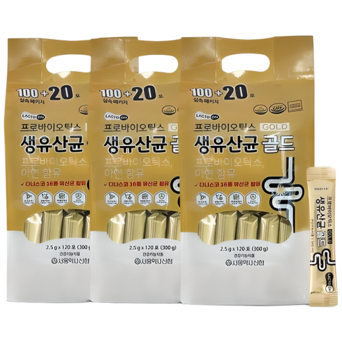 서울약사신협 프로바이오틱스 생유산균 골드 2.5g 120포 (리필팩)