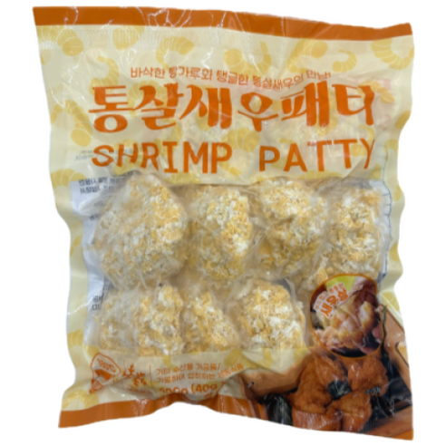 통살새우패티 베트남 텃만꿍 늘솜푸드, 5개, 400g