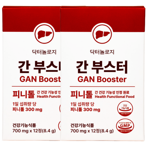 닥터놀로지 간부스터 의사개발 간건강기능식품 피니톨 밀크씨슬 간건강 실리마린