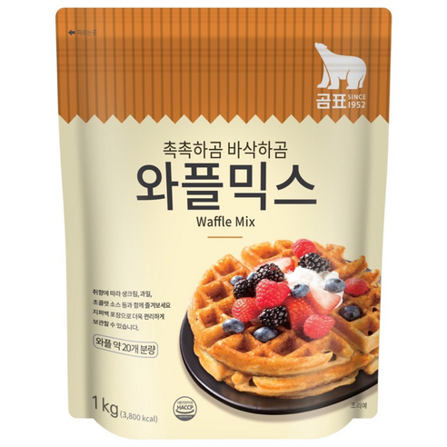 곰표 바사삭 와플믹스