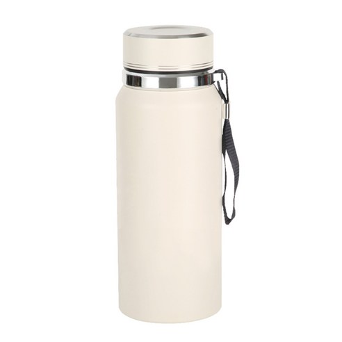 다쓱 보온 보냉 프리미엄 온도표시 스텐 스마트 텀블러, 1개, 1000ml, 프리미엄 베이지