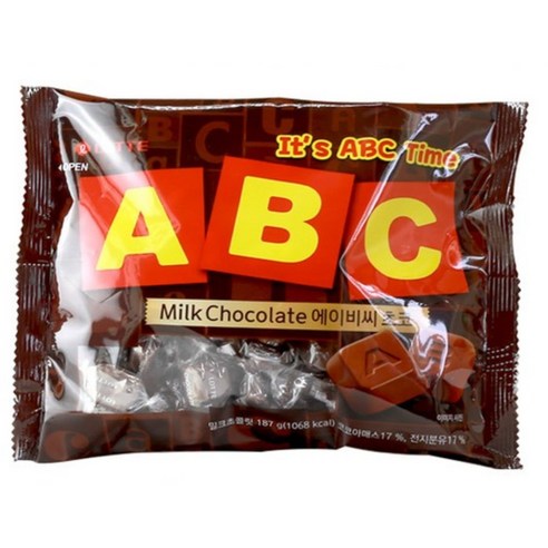 롯데제과 에이비씨 초콜릿200g*3입 200g*6입, 200g, 3개