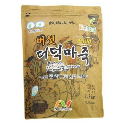 (주)엔초이스 엔초이스 버섯더덕 마죽