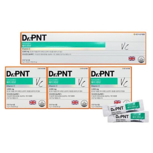 닥터피엔티 메가그린산 고용량 비타민C 3000mg X 30포 3개입