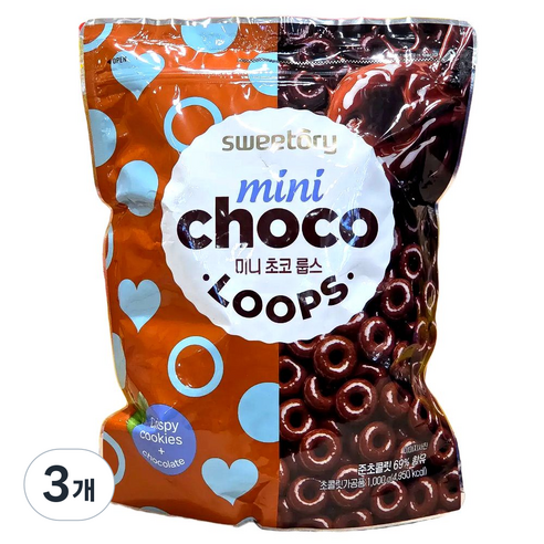 스위토리 미니초코 룹스, 3개, 1kg