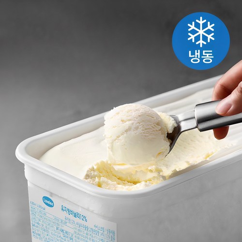 라벨리아이스크림 유지방 바닐라 아이스크림 (냉동), 4L, 1개입, 1개