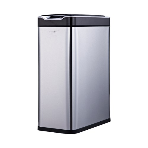 스패로우하우스 스테인리스 자동센서 휴지통, 실버