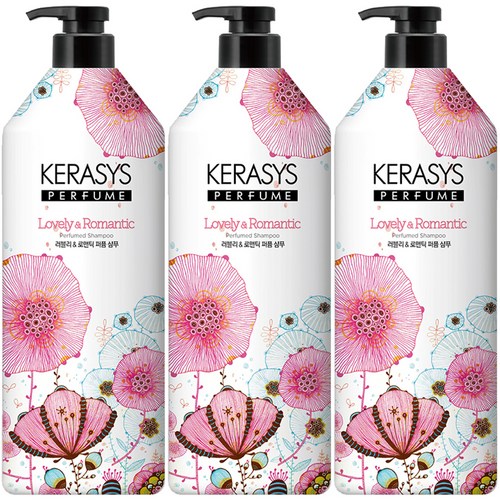 케라시스 퍼퓸 샴푸 러블리 앤 로맨틱향, 980ml, 3개