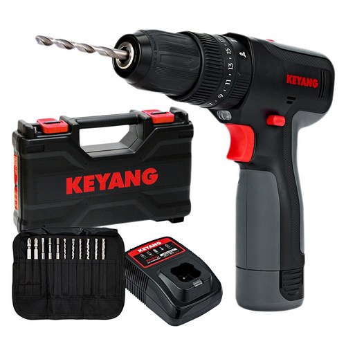 계양 해머드릴 12V MAX 햄머 전동 드릴 드라이버 무선 충전 세트 DM12L-30I, 1개