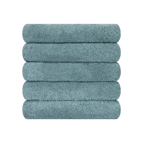 송월타월 소프트 볼륨 세면타월 190g 코마사, 5개, 연두