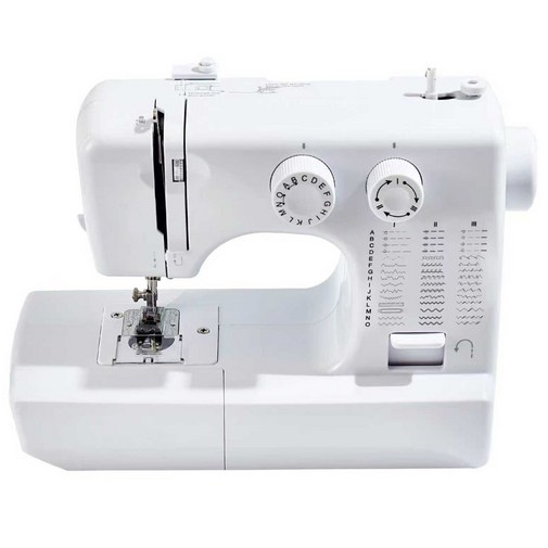 도원미싱 가정용미싱 미니재봉틀 패턴45가지 2026년식, 흰색, UFR818