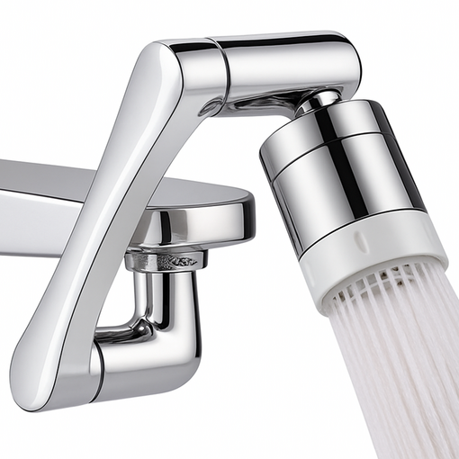 1년 품질보증 베비톡 2세대 1440도 회전 수도꼭지 워터탭 육아템 아기수전 구리재질 수전교체 어댑터, 1개