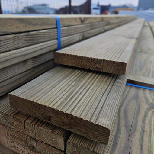 방부목 데크 21X120X1800 방부데크 DIY 야외데크