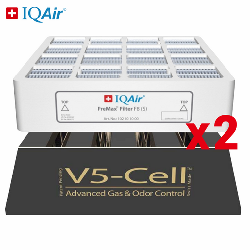 정품아이큐에어 필터 프리맥스 V5Cell 2개세트 헬스프로 HP100 HP150 HP250 교체, 1세트, 프리맥스v5필터 세트