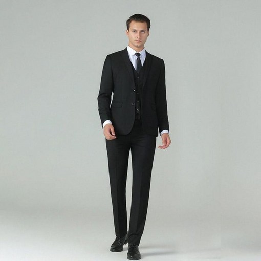 남성 정장 슈트 3종세트 하객룩 면잡 복장 오피스룩