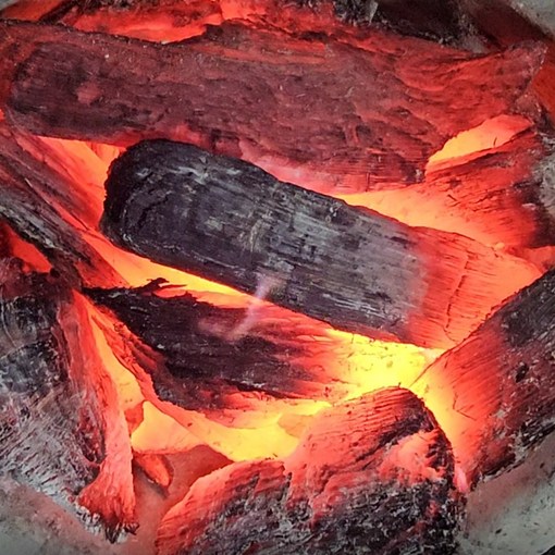 루땅 국내산 캠핑용 백탄 참숯 소탄, 10kg, 1개