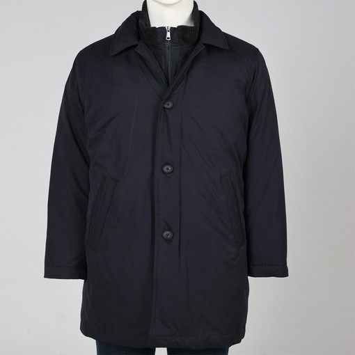 본사직영 런던포그 이월 특가 네이비 레이어드 덕다운 7부코트  LOWMA900