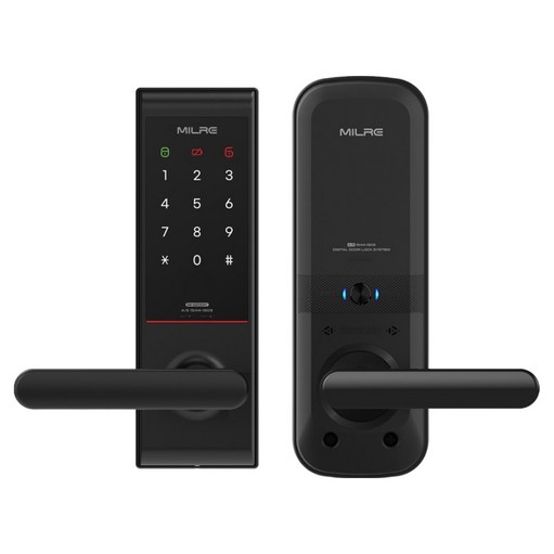 밀레시스텍 무타공 번호전용 디지털 도어락 MI-5200K Plus