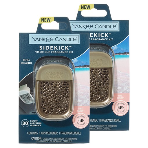 양키캔들 사이드킥 차량용 방향제 바이저클립