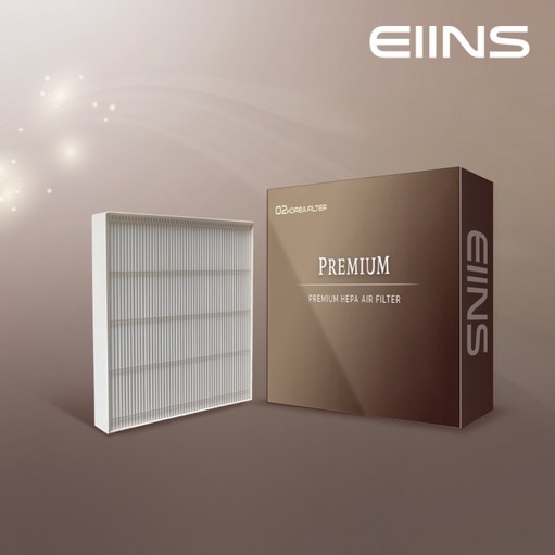 [단품] 아인스 PM0.3 프리미엄 헤파필터 차량용 자동차 에어컨필터 초미세먼지제거 EH01