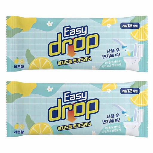 이지드롭 변기크리너 뉴 레몬향