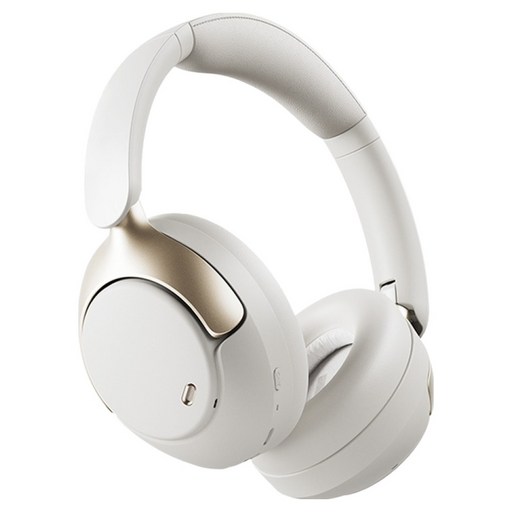 QCY 노이즈캔슬링 블루투스헤드셋, QCY H3 PRO ANC HEADSET, 아이보리, 54시간, 멀티단자