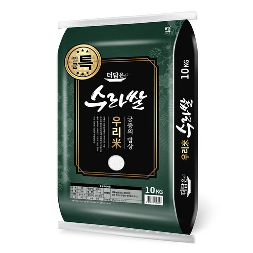 더담은 우리미 수라쌀, 특등급, 10kg, 1개