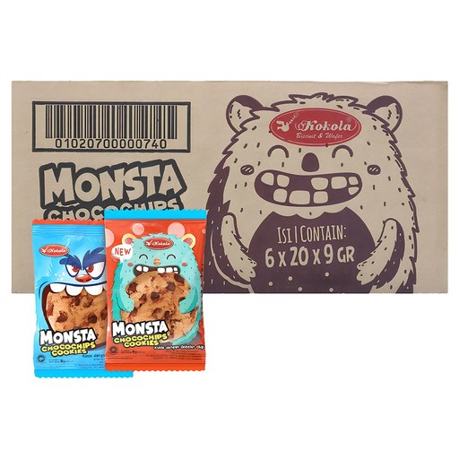 코코라 몬스타 초코칩쿠키, 9g, 120개