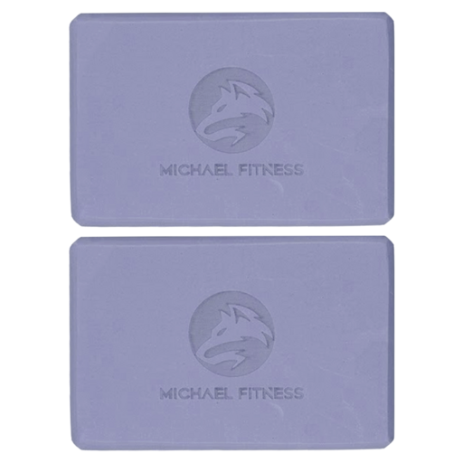 MICHAEL FITNESS 麥克健身 45D瑜珈磚, 霧霾藍, 2個
