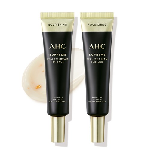 AHC 슈프림 리얼 아이크림 포 페이스 30ml 2개 – 퍼스트클래스 진정 피부 관리!