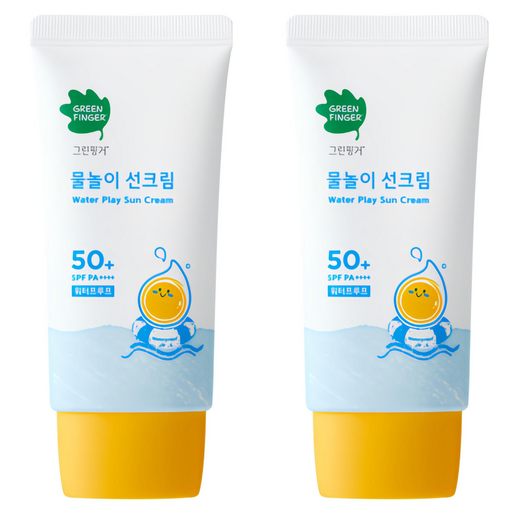 그린핑거 물놀이 유아 선크림 워터프루프 SPF50+ PA++++