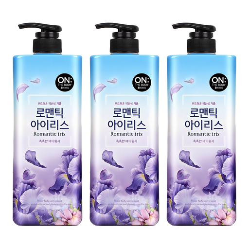 온더바디 플라워 약산성 퍼퓸 바디워시 로맨틱 아이리스