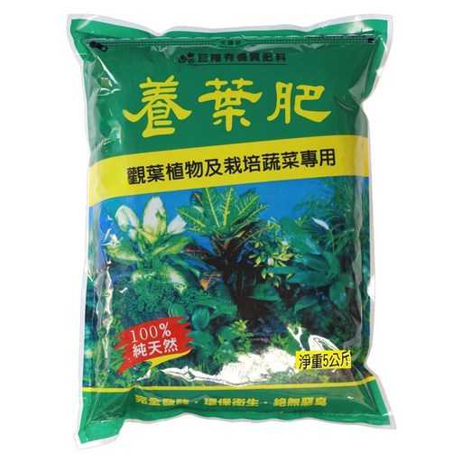 翠筠 巨園觀葉植物用肥料, 5kg, 1包