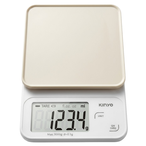 Kinyo 高精準料理秤, DS-018, 3kg, 單色