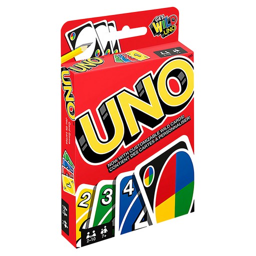 美國 UNO 遊戲卡, 1盒